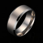 Double Beveled Men's Ring