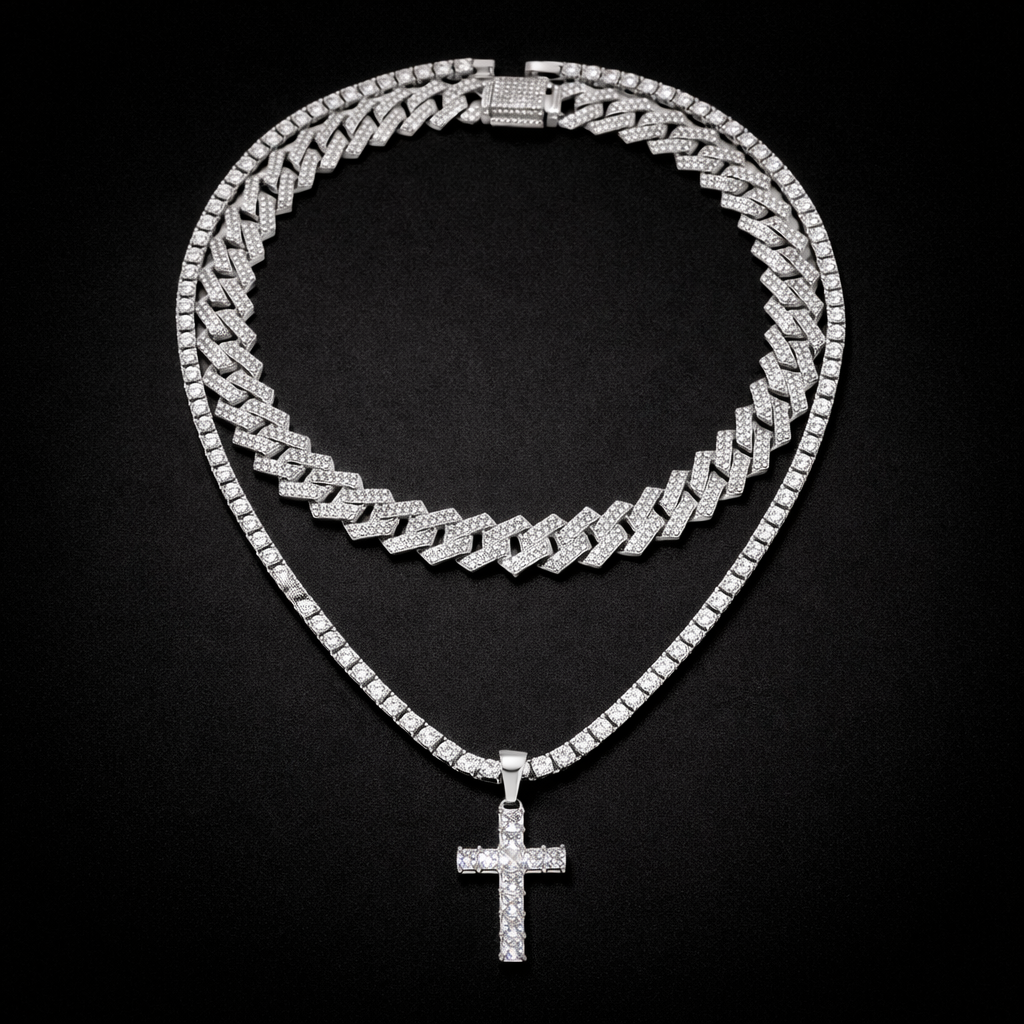 Miami Cuban Iced Out Chain
