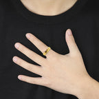 Personalized Tire Titanium Steel Men's Ring
